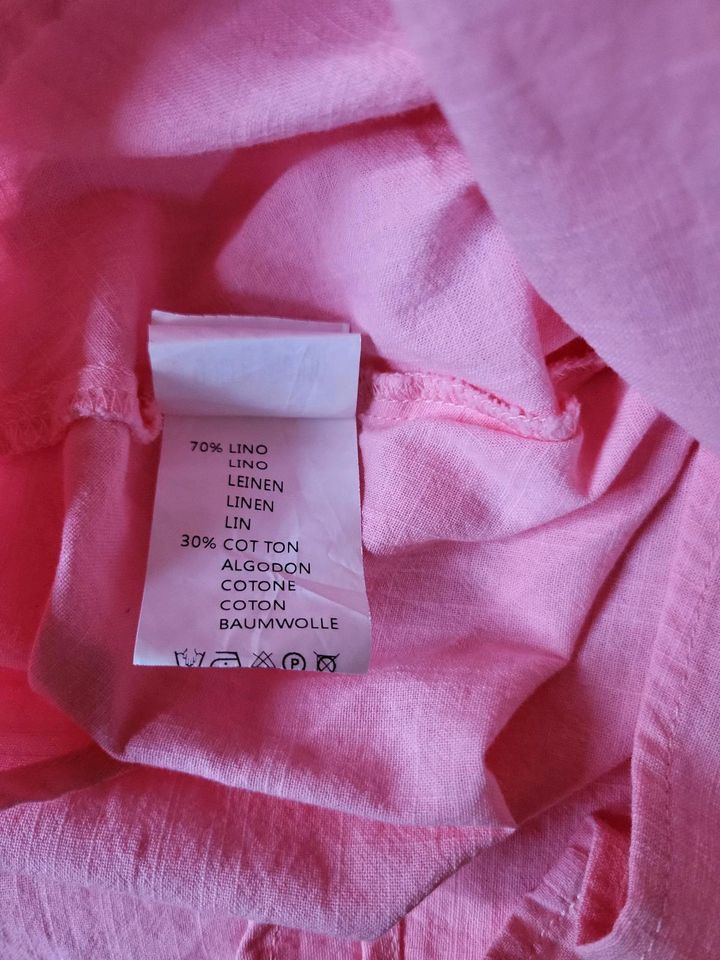 Kleid Leinen rosa 38 Neu in Oberschleißheim