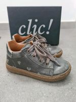 Clic ! ♡ Gr. 22 Sneaker Halbschuh Frühjahr echt Leder grau Herz Aachen - Kornelimünster/Walheim Vorschau