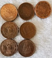 Seltene 1 und 2 Euro Cent Münze,Euro Münzen Sammlung Bayern - Memmingen Vorschau