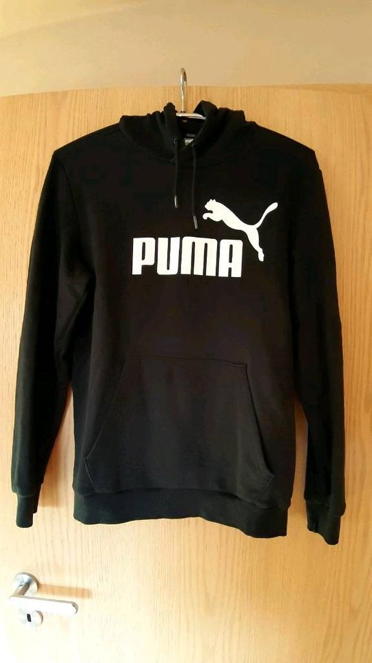 ❤ PUMA ❤ Hoodie Pullover Kapuzenpulli mit Taschen Herren Gr. S in Chemnitz