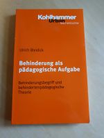Behinderung als pädagogische Aufgabe - Ulrich Bleidick Hessen - Trendelburg Vorschau