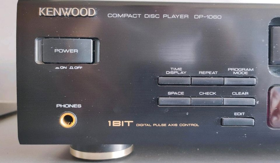▶️ KENWOOD DP-1060 CD Player Spieler 1 Bit HiFi CD-R/CD-RW - Made in Berlin