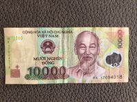 10000 Vietnamesische Dong Vietnam Währung Geldschein Hessen - Herleshausen Vorschau