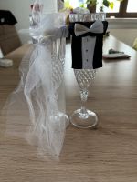 Sektgläser Hochzeit Braut/Bräutigam aus Plastik Hessen - Biedenkopf Vorschau