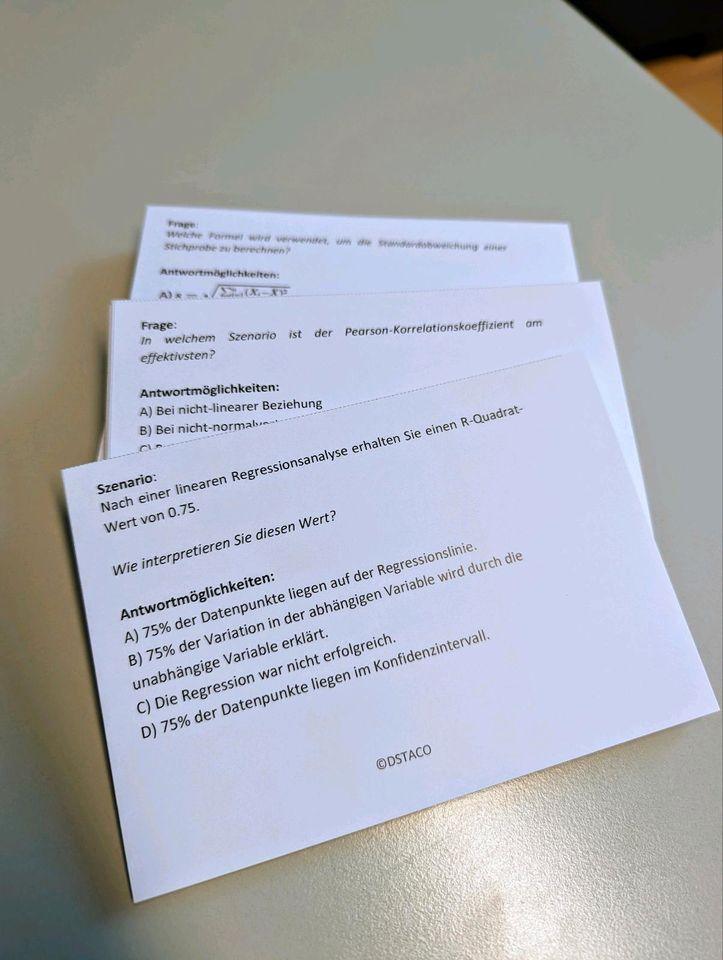 Statistik Klausurvorbereitung Lernkarten in Mannheim