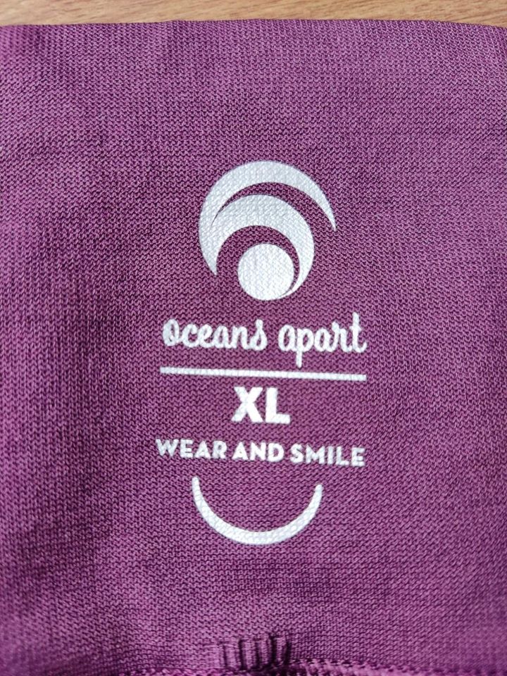Oceans Apart Wine Rot Tiffany Pant L XL Neu Gym Leggings Sport in Rotenburg