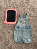 Hellblaue kurze Baby Jeans Latzhose mit Tiermotiv - Gr. 68 - C&A Nordrhein-Westfalen - Grevenbroich Vorschau