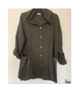 Neu Italy  Leinenhemd Hemd/Bluse ,longbluse Einheitsgroße 46/54 Nordrhein-Westfalen - Bergheim Vorschau
