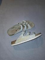 Papillio Birkenstock Florida Filz Hausschuhe Gr. 38 grau Glitzer Bayern - Gröbenzell Vorschau