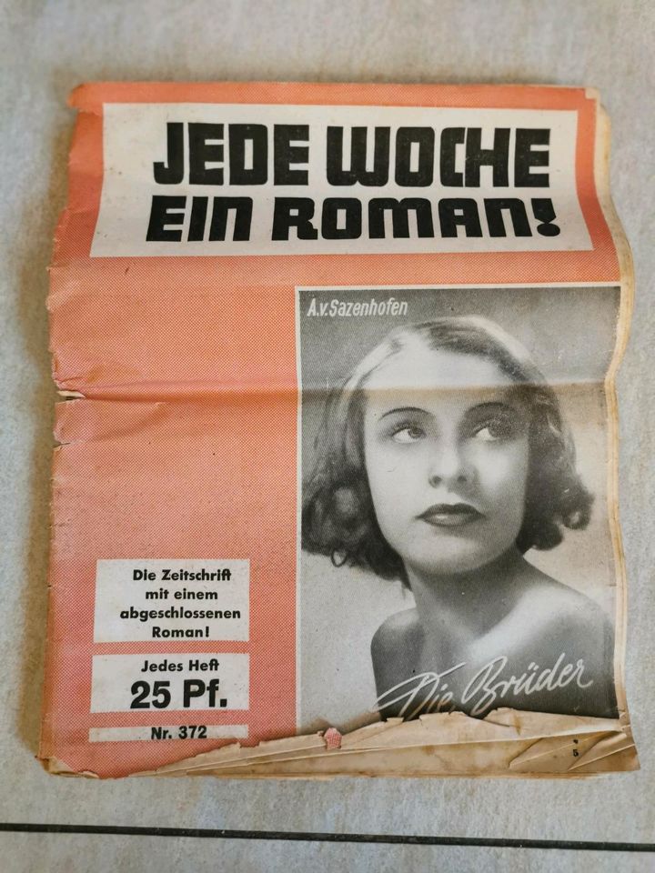 !!! TOP !!! Jede Woche ein Roman Zeitschrift von 1945 in Greven