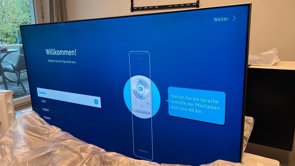 Samsung Q-LED 75 Zoll TV inkl. OVP wie neu in Hamburg