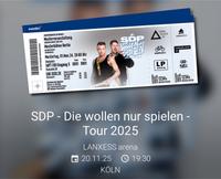 Ticket SDP Konzert Köln 20.11.2025 Sitzplatz Unterrang Nordrhein-Westfalen - Wesseling Vorschau