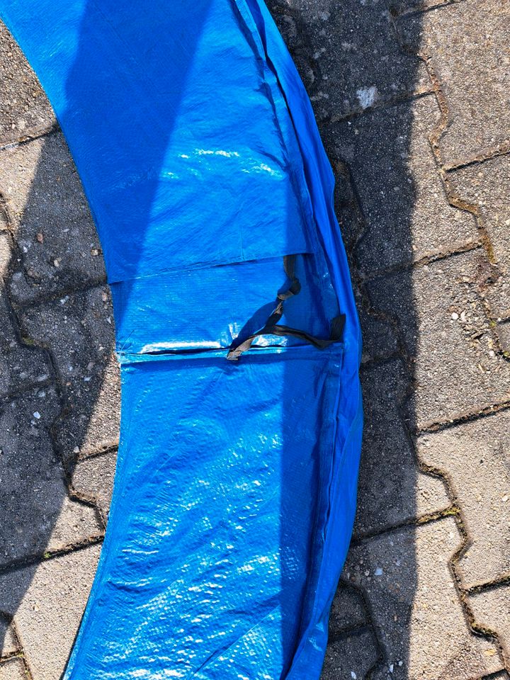 Randabdeckung für Trampolin blau 244cm in Weiherhammer