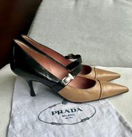 Orig. Prada Two Tone Pumps Boxcalf Leder Schwarz Beige 36 36,5 Eimsbüttel - Hamburg Rotherbaum Vorschau
