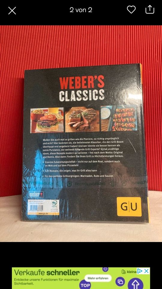 Kochbuch : „ Die besten Originalrezepte der Grill - Pioniere „ in Kurort Seiffen