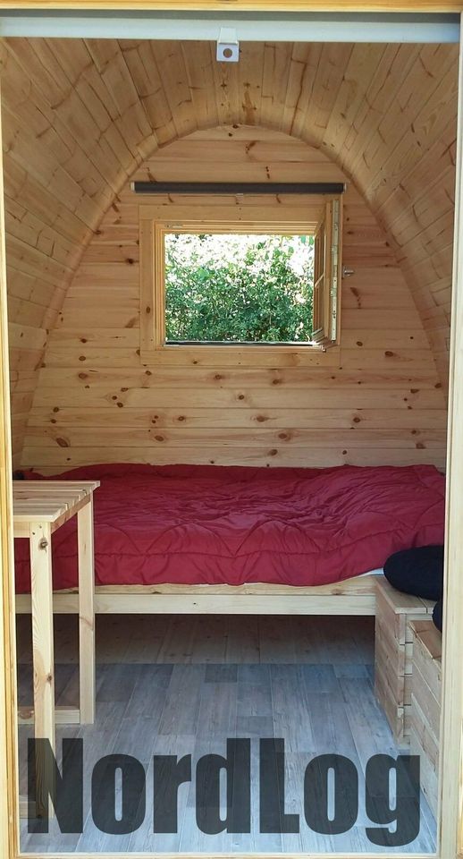 NordLog luxury ISO Camping Pod 2,4 x 3,5m Haus Gartenhaus Ferien in Weil der Stadt