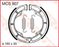 Bremsbacken Bremsbeläge 160x30mm TRW Lucas MCS 907 Suzuki GSX 400 Innenstadt - Köln Deutz Vorschau