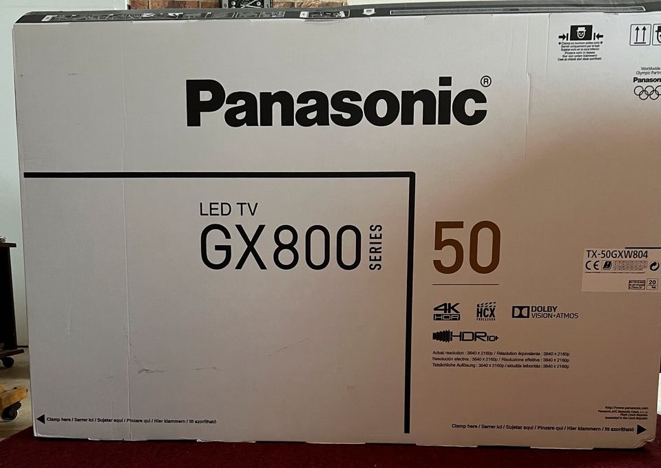 Panasonic LED TV GX800 50 Zoll in Elmstein