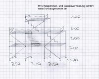 Mj Uni Connect Layher kompattibel, Giebelgerüst 0,73 m breit Niedersachsen - Moormerland Vorschau