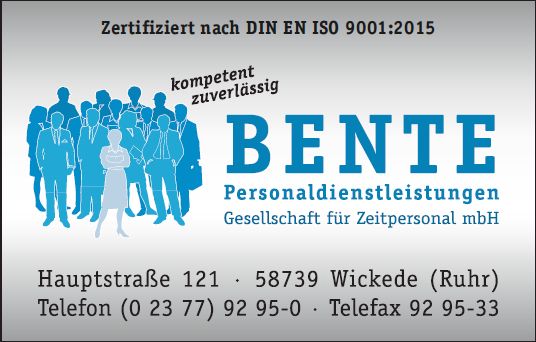 Staplerfahrer (m/w/d) in Vollzeit in Wickede (Ruhr)