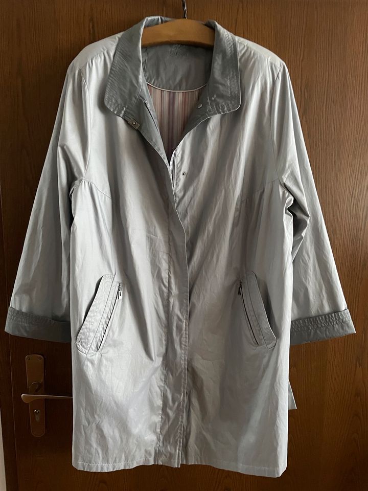 Übergangsjacke Silber Gr. 56 in Heusenstamm