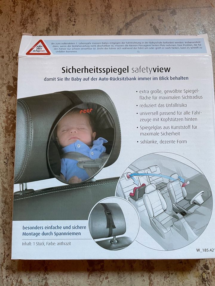reer 8601 Sicherheitsspiegel safetyview Rück Spiegel Auto Baby