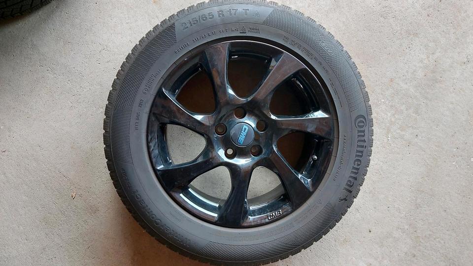 Alufelgen CMS C24 17" mit Winterreifen für Audi VW Skoda Seat in Schongau