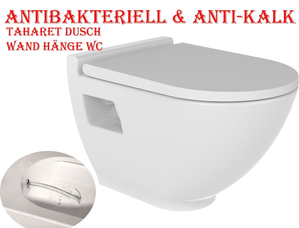HARMONY NANO Hänge Dusch WC Bidet Taharet Absenkautomatik Deckel in Duisburg