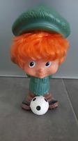 DDR FUßBALLER FUßBALL JUNGE RAR OSTALGIE PUPPE FIGUR GUMMI Sachsen - Erlau Vorschau