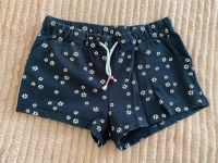 H&M Shorts, dunkelblau, mit Blumen, Gr. 122, gut erhalten Nordrhein-Westfalen - Versmold Vorschau