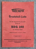 Triumph BDG 250 Ersatzteilekatalog Baden-Württemberg - Radolfzell am Bodensee Vorschau