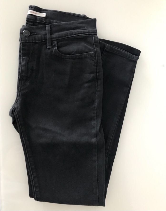 Hose Levi’s Jeans schwarz super skinny 28 S 36 Hüfte hüftig in Wasserburg am Inn