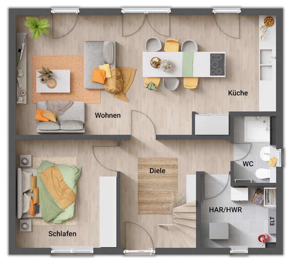 NEU: 2. Bauabschnitt: Das variable Haus mit Wohlfühlgarantie in Osloß - Einfach genießen... in Osloß