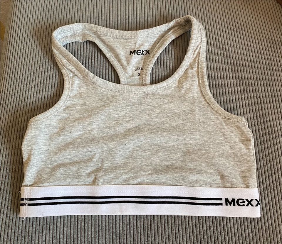 Sport BH Bustier Bralett Neu MEXX Gr S grau in Flintsbach am Inn