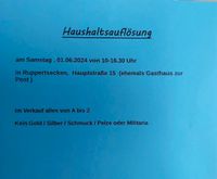 HAUSHALTSAUFLÖSUNG Rheinland-Pfalz - Ruppertsecken Vorschau