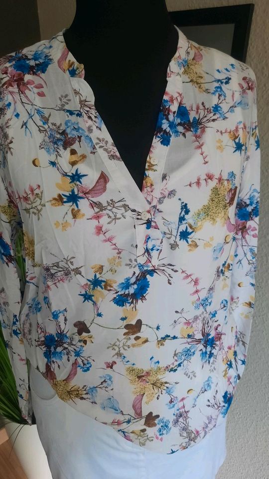 ❣️NW Sommerblusen F&F UK Blumen Sommermantel Trenchcoat  gelb in Schwelm