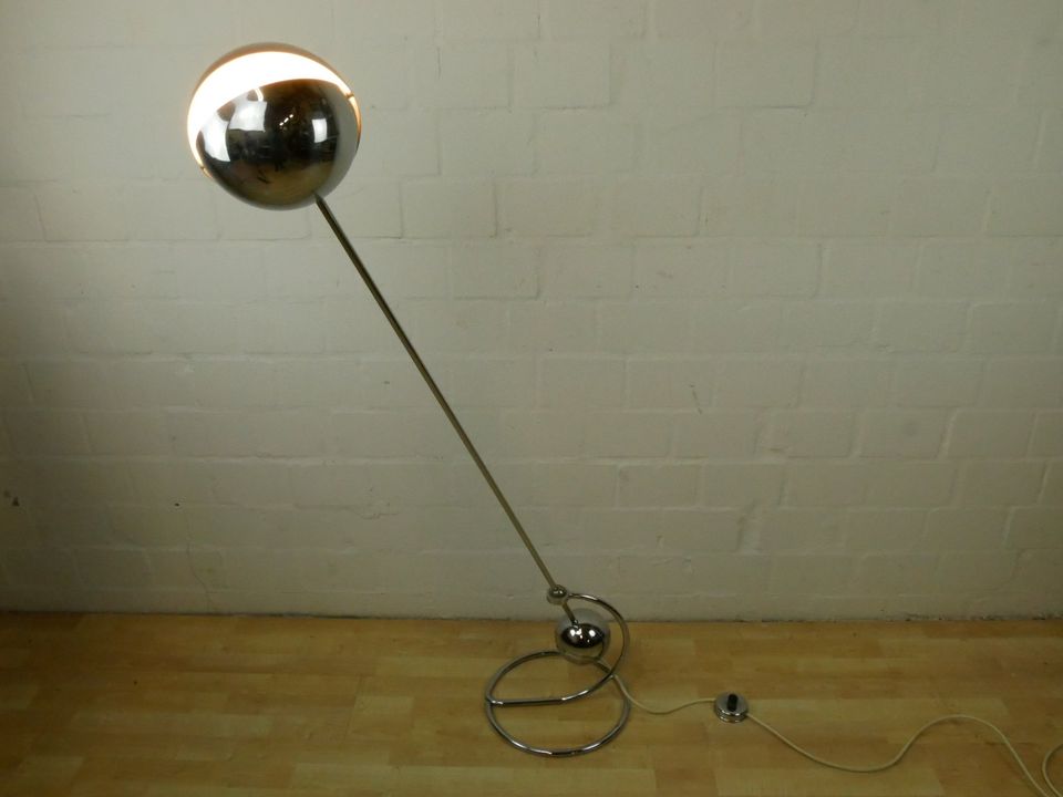 Sirrah "3S" Stehleuchte - Chrom - Lampe - Kugel - 70er Vintage in Hiltrup
