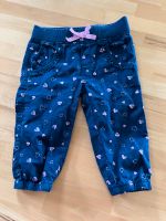 dopodopo 3/4 Hose kurze Hose 110 Capri Shorts Blau Rosa Bermuda Hessen - Großenlüder Vorschau