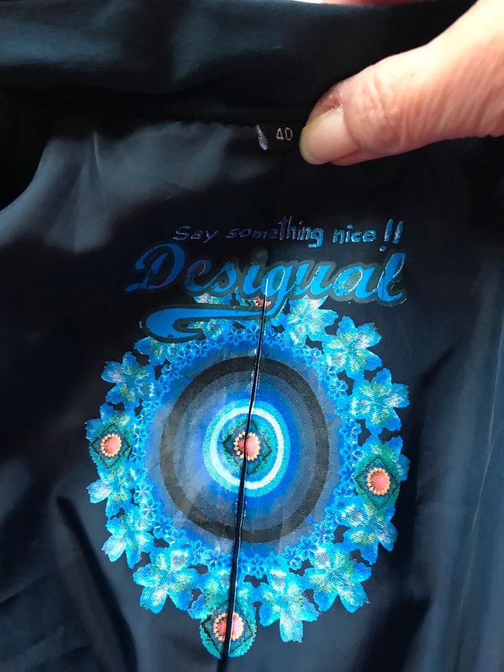 Mantel, Desigual,  38, dunkelblau, fast neu, NP 149 Euro in Dülmen