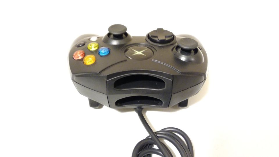 Xbox - Original Controller S #schwarz Microsoft Gamepad ( 3x ) in Lohsa