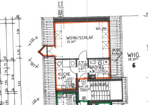 Helle 1-Zimmer-Whg. im Zentrum von Köthen mit Balkon zu vermieten! in Köthen (Anhalt)