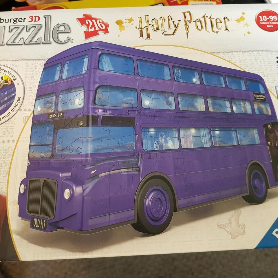 3D Puzzle Harry Potter Knight Bus 216 Teile Stiftebox nachtbus in Schwerin