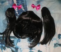 Cosplay Wig von Nico Yazawa Love Live / Kurzhaar mit Zöpfen Baden-Württemberg - Schopfheim Vorschau