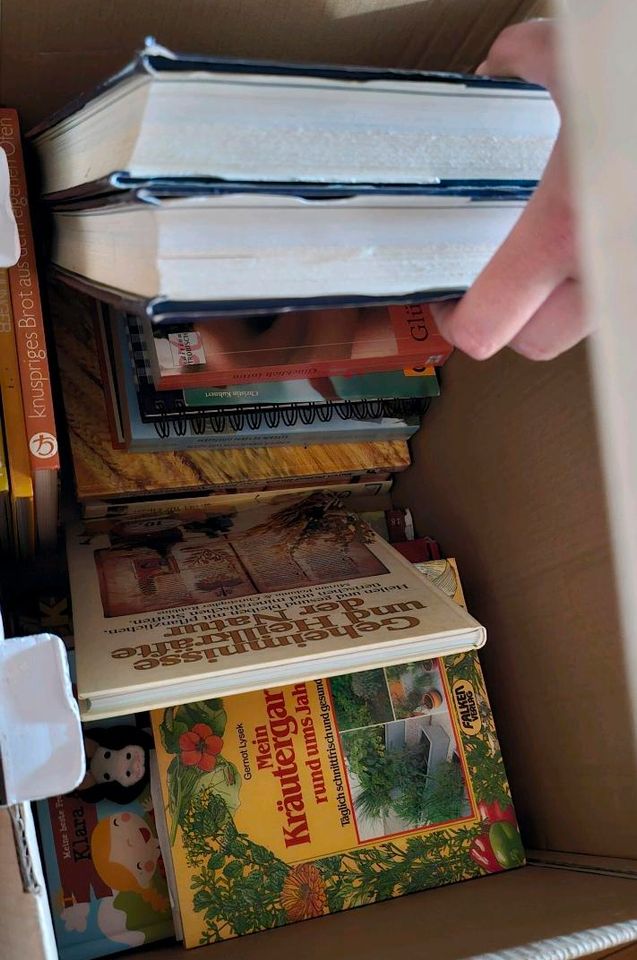 Kiste mit Bücher in Mitwitz