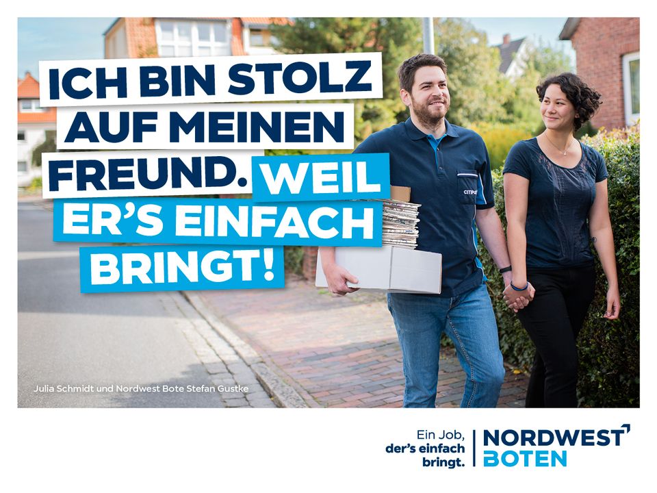 Jetzt Zusteller (m/w/d) in Kleinensiel werden! in Stadland