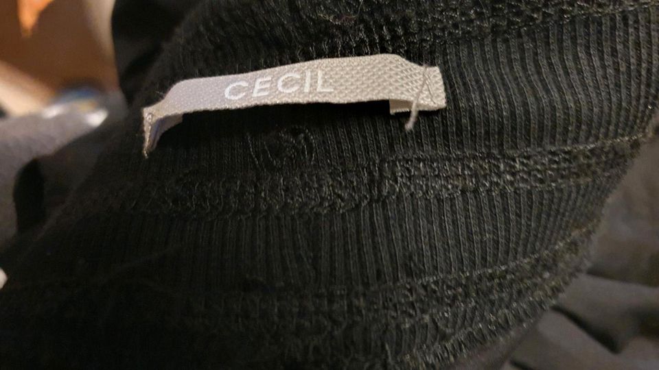 Schwarze Damenhose von Cecil Gr.S/M in Biberach an der Riß