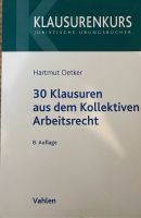 30 Klausuren aus dem kollektiven Arbeitsrecht | Oetker Altona - Hamburg Altona-Altstadt Vorschau
