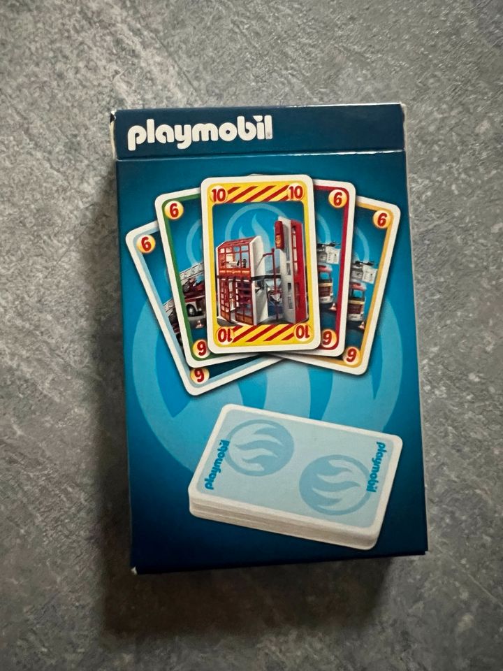 Playmobil Feuerwehr Kartenspiel in Edermünde