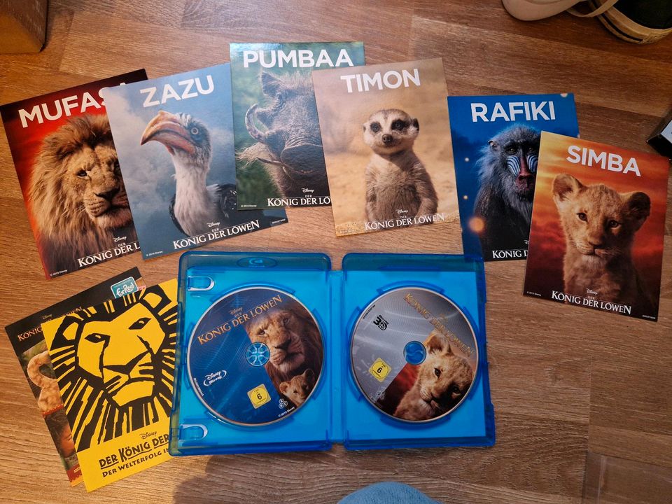 Disney Der König der Löwen 3D Blu-ray Pappschuber Sammelkarten in Koblenz