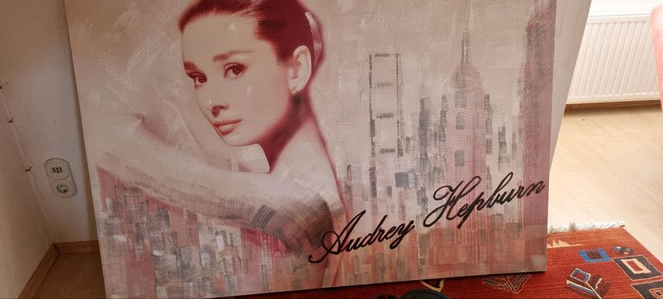 Audrey Hepburn XXL Leinwand in Hamburg